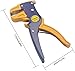 VCELINK Wire Stripper and Cutter, Professional Quick Strip Automatic Wire Stripper, 2 in 1 Adjustable Electrical Cable Wire Stripping Tool&Eagle Nose Self-Adjusting Wire Pliers (7-Inch)
