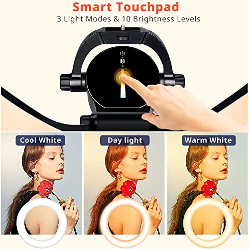 Eicaus 17.5” Led Ring Light With Tripod And Remote, Professional Bi-Color 3000K-6000K Circle Lights, Up To 5000Lux, Compatible With Cell Phones, Dslr Cameras And Webcams #TOP1