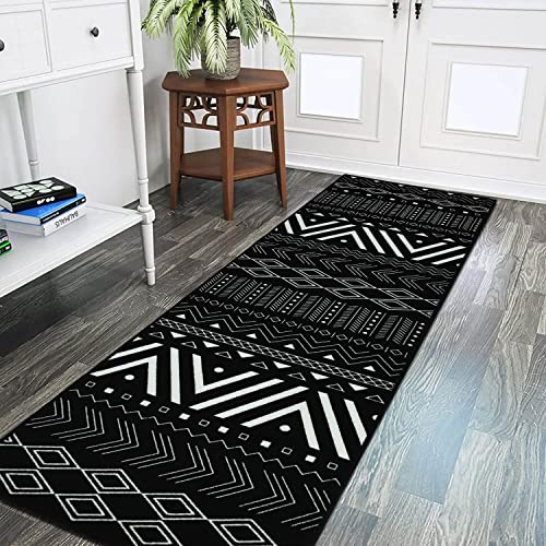 Cekene Nylon Runner Rugs For Hallway With Rubber Backing 2X8 Non Slip Boho Hallway Runner Rug Washable Carpet Runner For Entryway Kitchen Laundry #TOP6