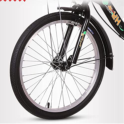 Triciclo para adultos plegable, triciclo de 3 ruedas con canasto trasero, 1 velocidad, rueda de 20 pulgadas, para hombres y mujeres, ideal para compras y paseos miniatura 5