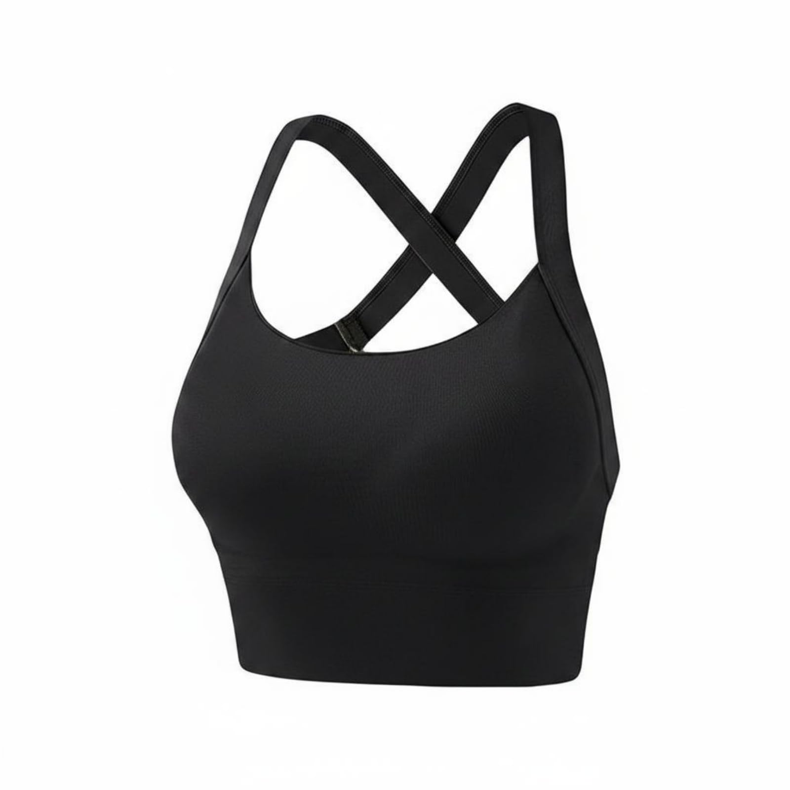 Enakshi® Crisscross Back Sports Bra Push up Fitness Bra Vest Shockproof Women's Activewear for Running, Black, M|Sporting Goods | Fitness Running & Yoga | Clothing & Accessories-picture-45