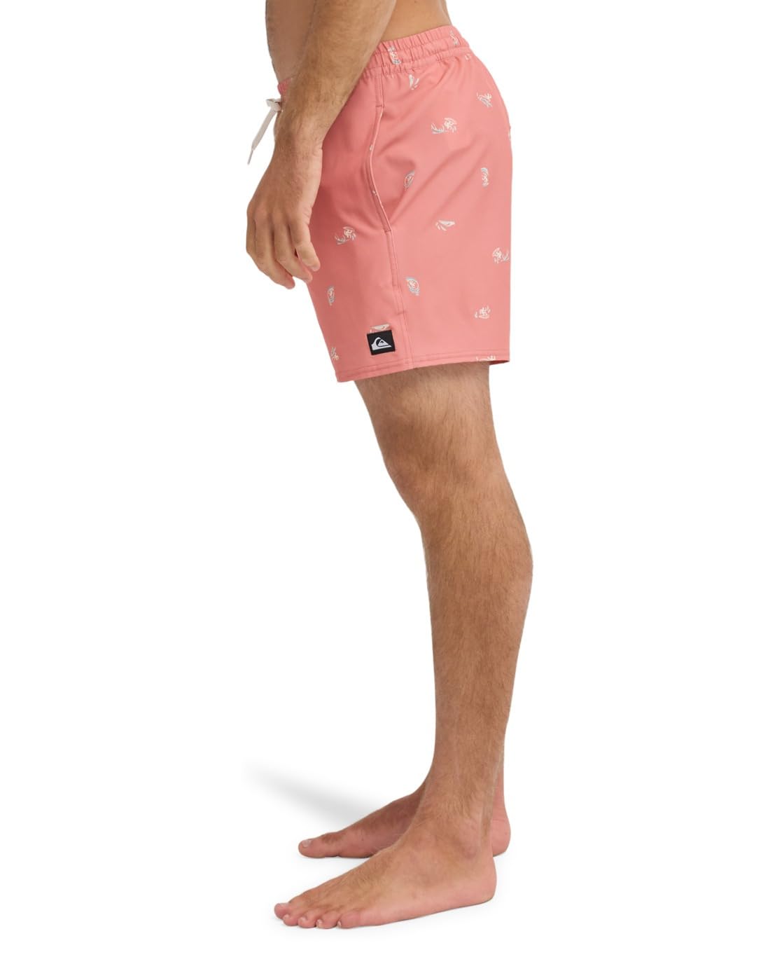 Quiksilver Stretch Printed Volley 16" - Short de Natación - Hombre - Rosa.