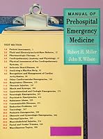 Manual of Prehospital Emergency Medicine 0801657911 Book Cover