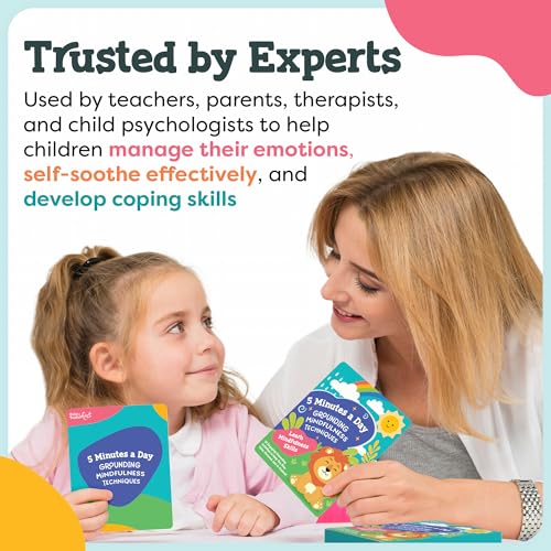 Mindfulness Cards for Kids, SEL Coping Skills, Self-Regulation Flash Cards