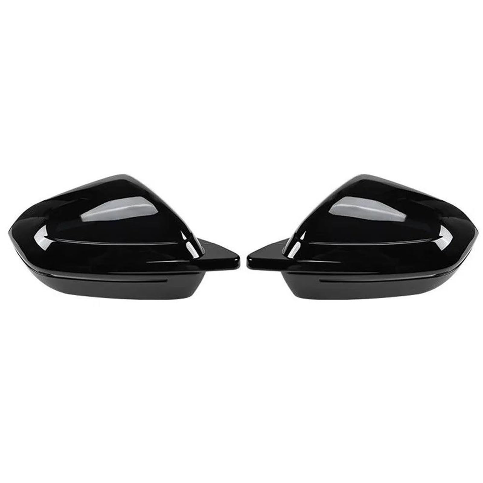 Car Wing Mirror Cover Shell Trim Sticker for X3 G45 XDrive 30 20 2025 2026 Car Wing Mirror Covers(Black with Horns)