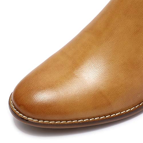 Image of Mona flying Womens Leather Ankle Boots Dual Zippers Low Heel Short Booties
