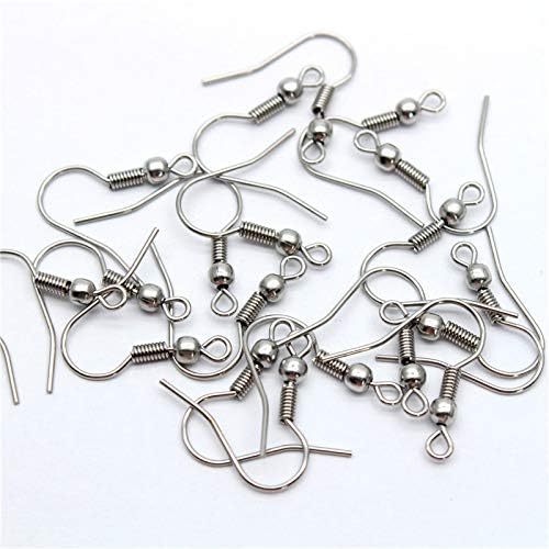 NEOBABY Jewelry Making Kit Crafts Earring Clasps Hooks Ear Wire for Jewelry Making Earring Making Kit for DIY Earring Supplies (Silver 500 Pcs) (B0D9SFH49S) Amazon Price History, Amazon Price Tracker