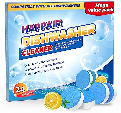 Dishwasher Cleaner And Deodorizer Tablets, Helps Remove Limescale and Odor-Causing Residue Dishwasher Cleaner And Deodorizer Tablets, Helps Remove Limescale and Odor-Causing Residue