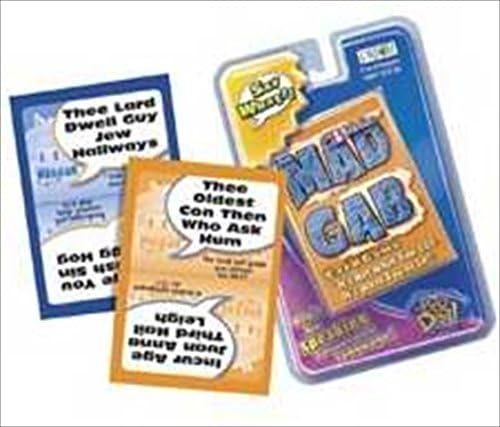 Gm Bible Mad Gab Card Game 2 Or More Players