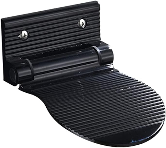 Non-Slip Bathroom Foot Pedal Shower Room Pregnant Women and Elderly Bathing Washing Foot Pedal Bathroom Foot Stepping Platform(Black) 1pcs