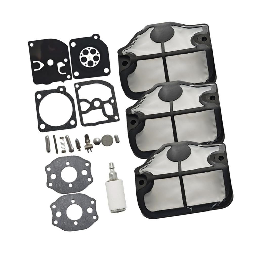 Kit de réparation de carburateur pour l'entretien d'automne des tronçonneuses 141 et 142