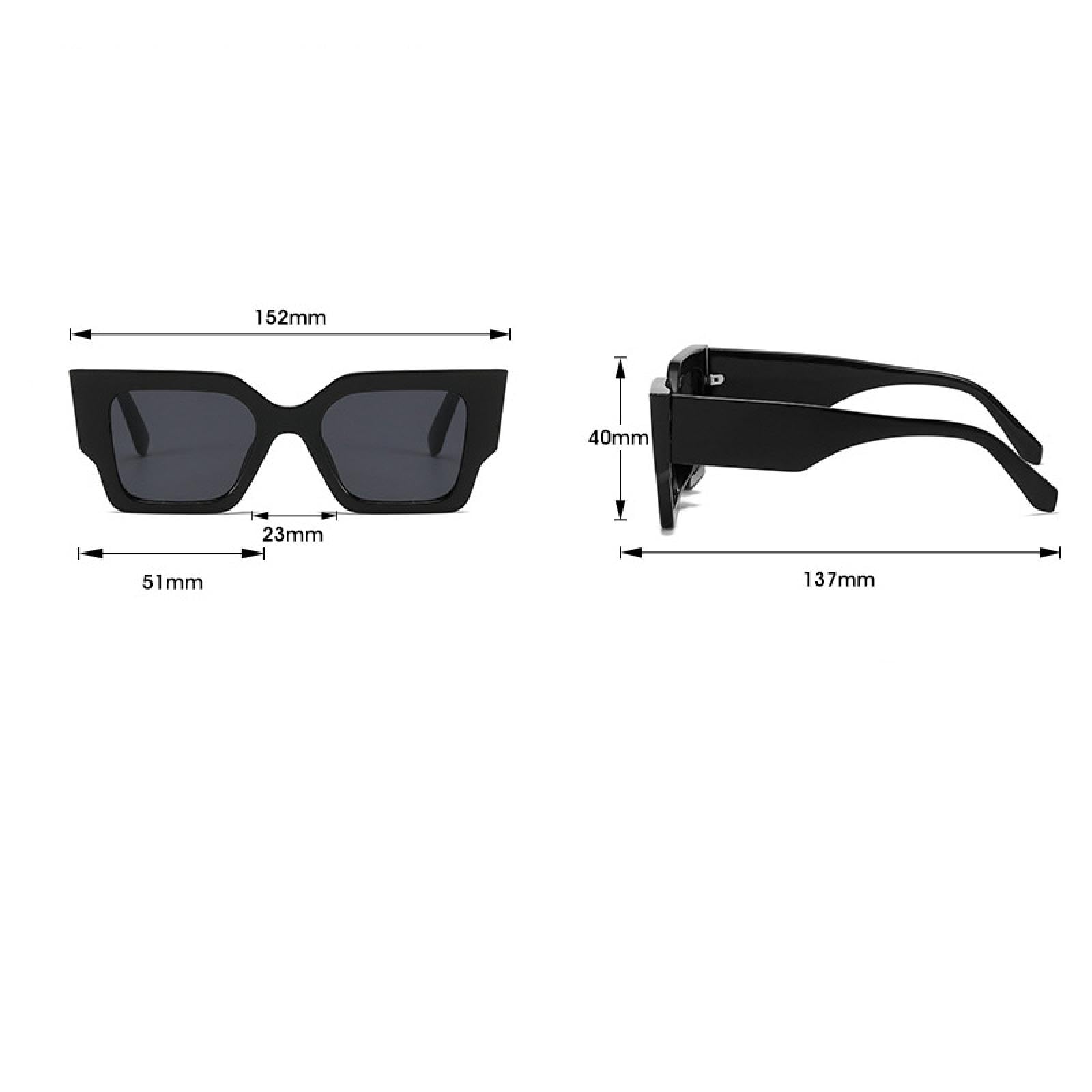 Occhiali da sole multicolor alla moda UV400, occhiali da sole retrò alla moda per donne e uomini, stile popolare