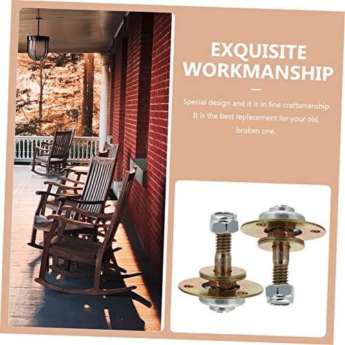 Angoily 12 Peças Acessórios Mecânicos De Rolamento De Cadeira De Balanço Carassosories Parafusos Par