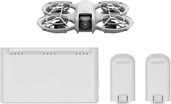DJI Neo, Mini Drone with 4K UHD Camera for Adults, 135g Self Flying Drone that Follows You, Palm Takeoff, Stabilized Video, Bundle with Carrying Case and 20 Foldable Landing Pad (Combo)