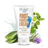 DRYYD Foot Powder Cream Lotion Deodorant Antiperspirant for Sweaty Smelly Feet, Low Mess, Absorb Red