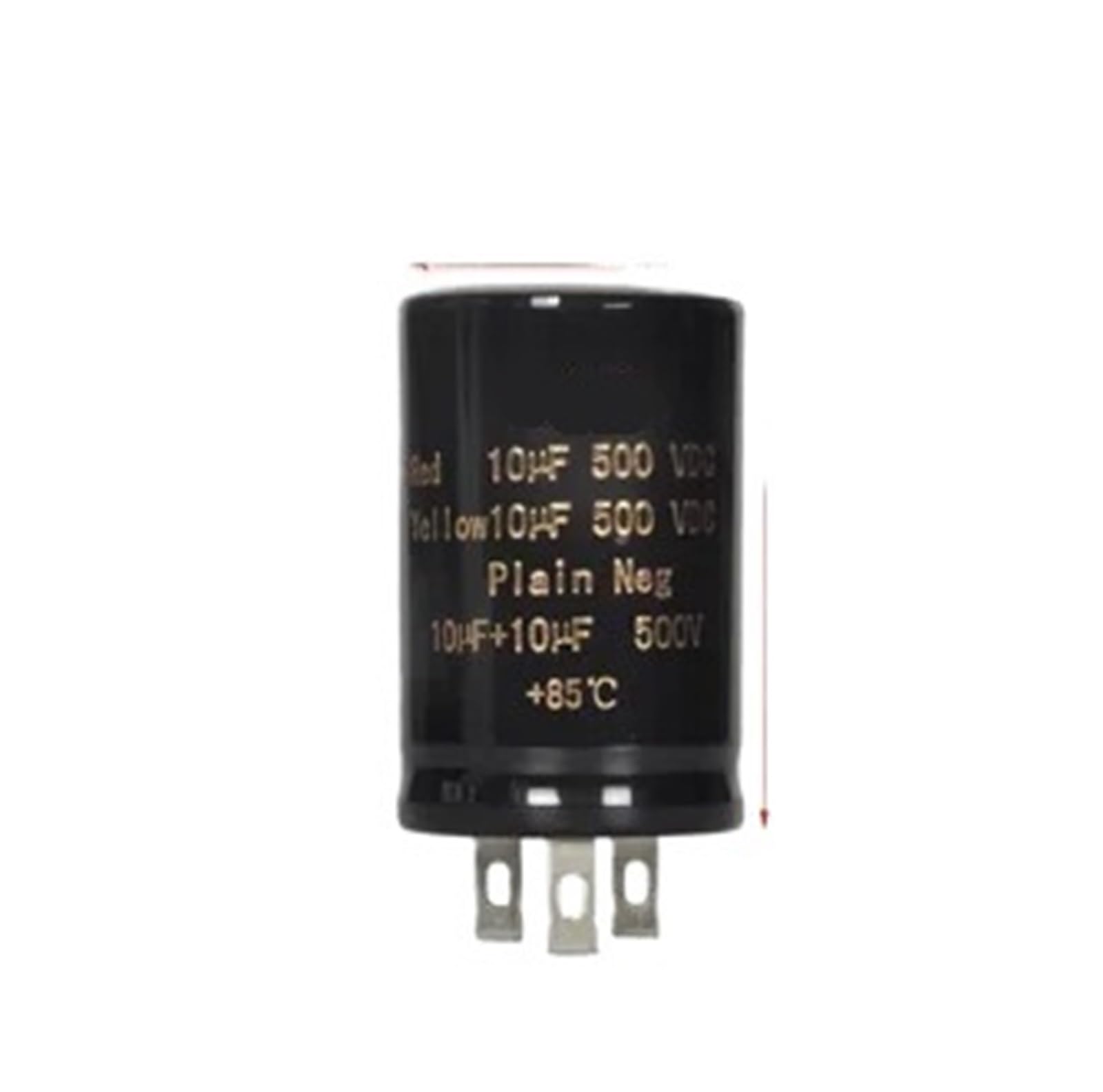 ICXLPMC 10+10uf 500V Electrolytic Double Amplifier Capacitors