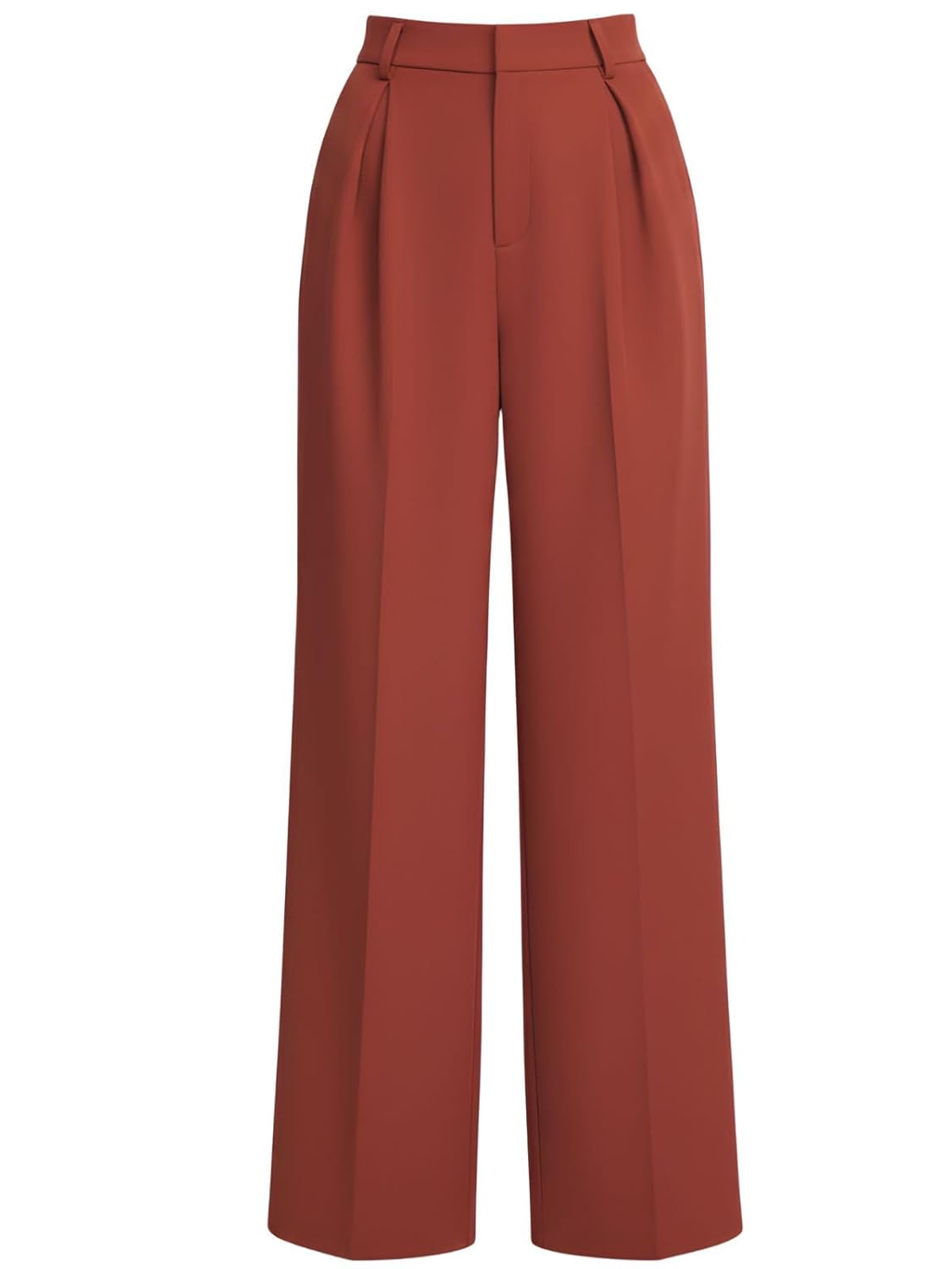 GRECIILOOKS Trousers for Woman | Womens High Rise High Waist Flared Korean Style | Formal Pant for Women Office Wear| Track Pants for Womans Elegant for College & Events (Available in Plus Size)