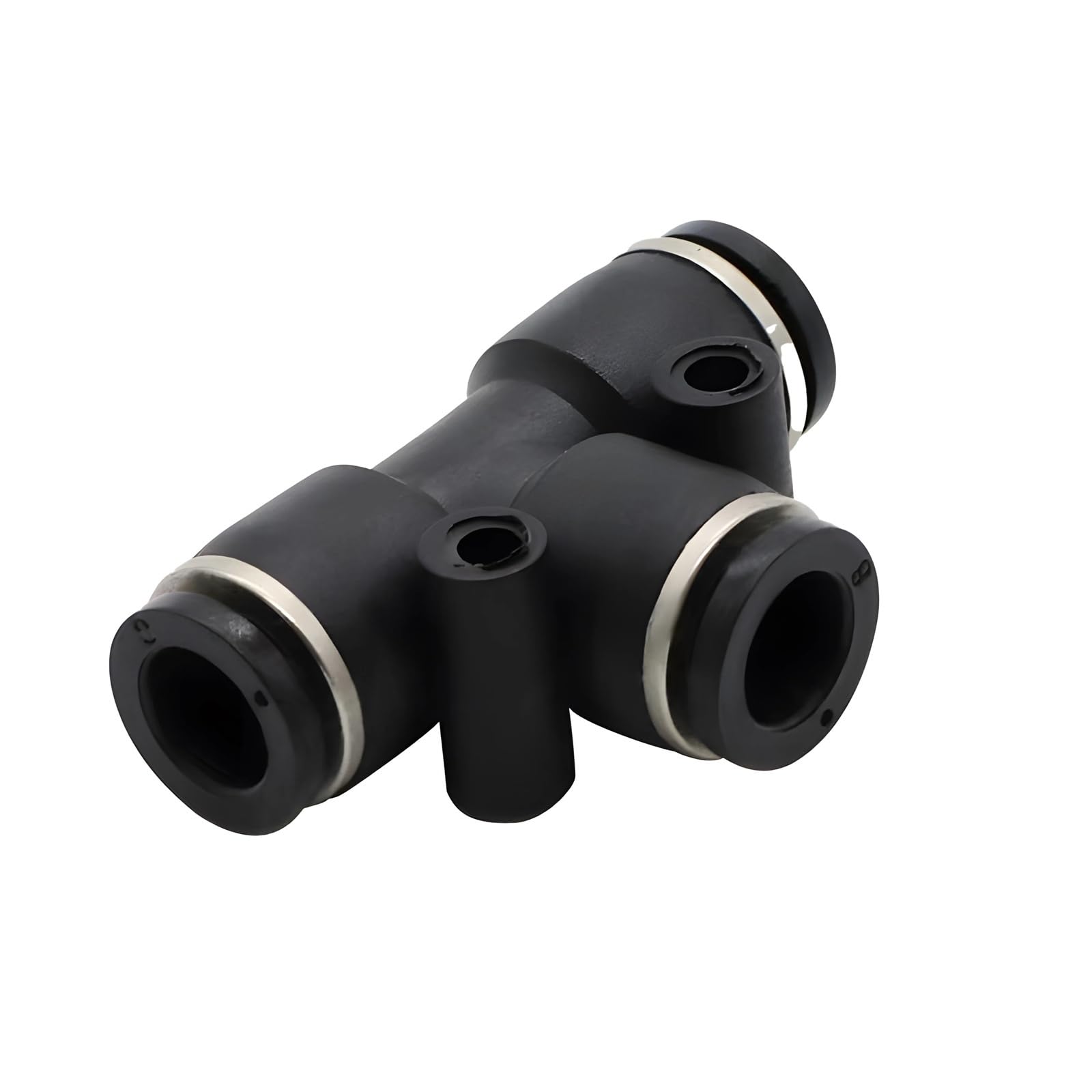 Sqxvueyqrs Pe Black Pneumatic Fitting Pi Connector Tube Quick Fittings 10Mm/12Mm Pu Py Pk Pv Sa Hvff Pza Pm 1Pcs(,12Mm)