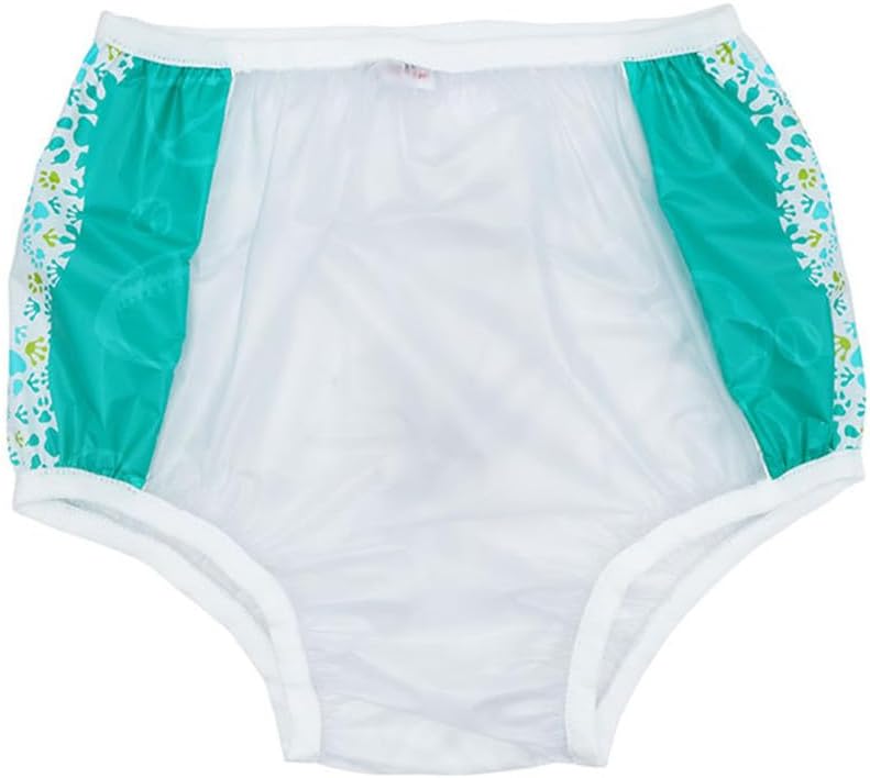 Adult Plastic Pants,Adult Cloth Diapers Covers Waterproof,PVCincontinence Elastic Band Plastic Reusable Pants,Suitable for Adult Men and Women