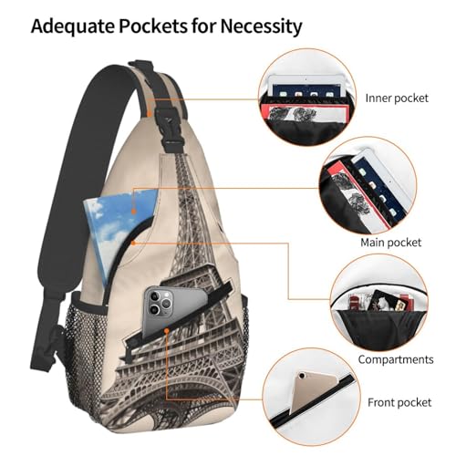 Bolso cruzado tipo bandolera para hombre y mujer miniatura 4