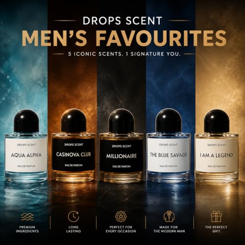Image of Black & Yellow Eau De Parfum for Men, Long Lasting Woody Perfume with Oud, Coffee, Amber & Incense Notes, Perfume Spray for Daily Wear & Travel - 50 ml