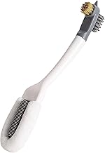 LESIGE 3 in 1 Shoes Cleaning Washing Brush Scrubber with Long Handle for Home,Multipurpose Boot Shoe Sneaker Cleaner Brush with Hard Bristle Suede Shoe Cleaner Brush for Men Women