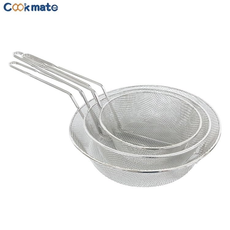 Cesta para freidora Skimmer de cesta for freír acero inoxidable con mango