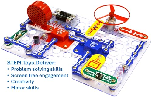 Snap Circuits Jr. SC-100 Electronics Exploration Kit, Over 100 Projects, Full Color Project Manual, 28 Parts, STEM Educational Toy for Kids 8 + - Image 7