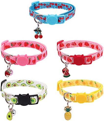 Curated visual reference: Fresh Look at 2 Pcs Cat Collar Quick Release With Bell Flower Charms