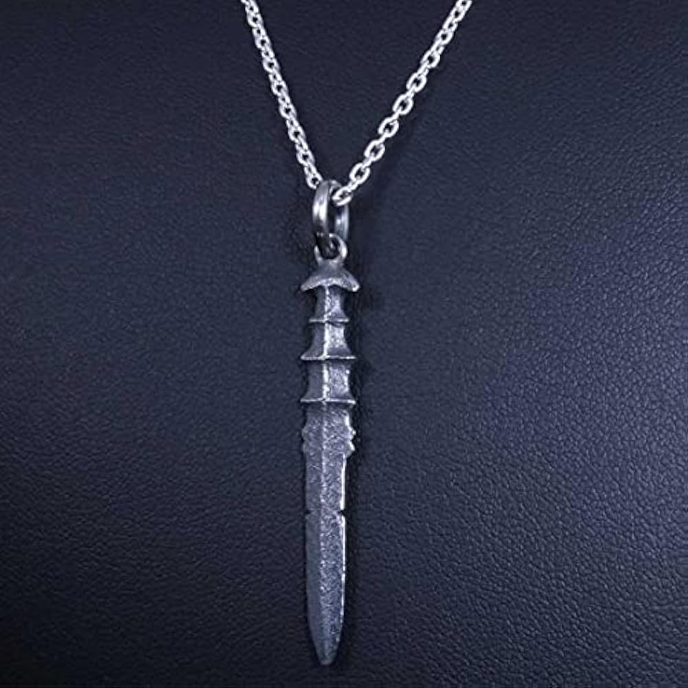 Amazon | [龍頭] シルバー 950 天叢雲剣 ネックレス 小 燻し仕上げ