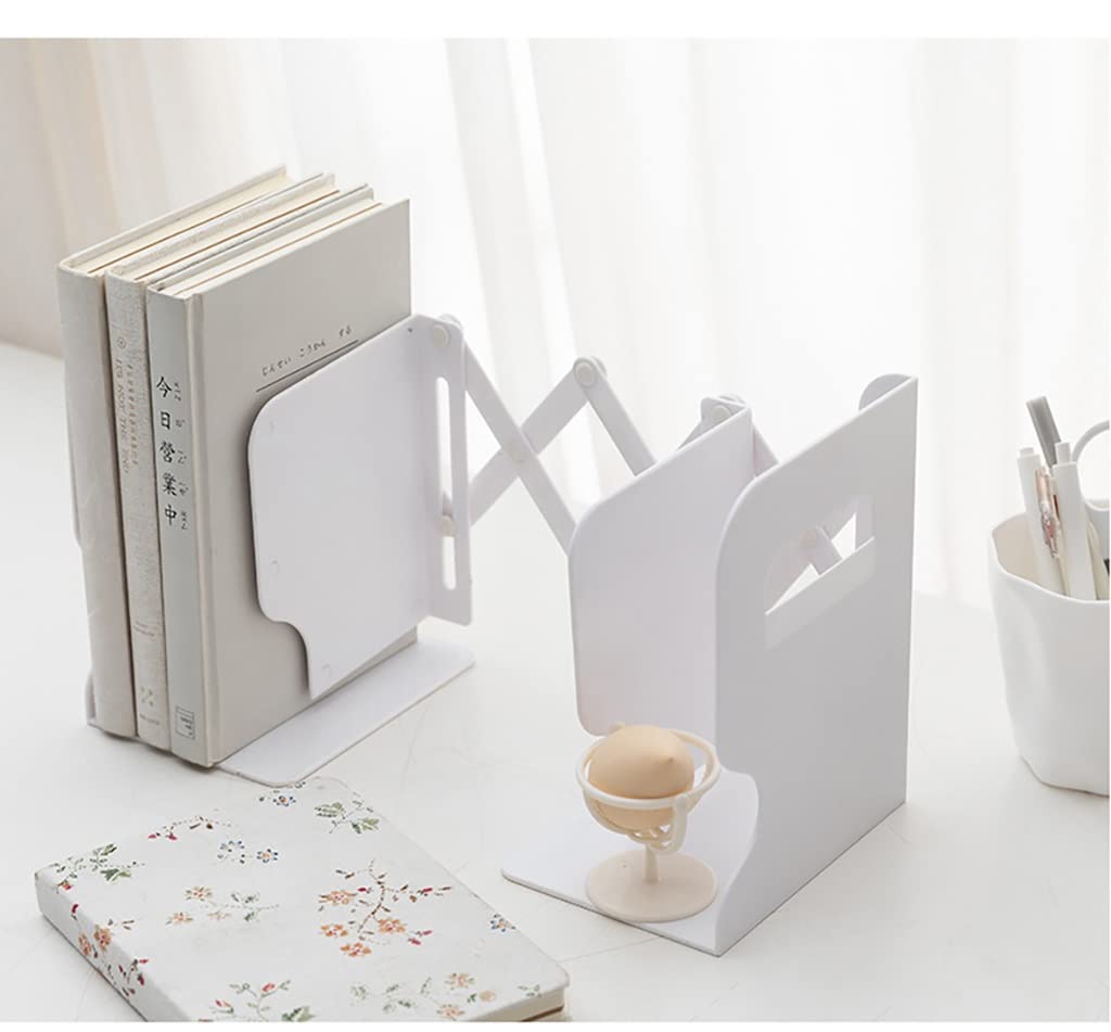 Reggilibri Fermalibri espandibili in metallo, fermalibri in metallo, organizer da scrivania for scaffali, supporto for libri regolabile, fermalibri for impieghi gravosi, divisori for libri for bambini