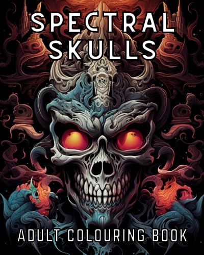 Preisvergleich Produktbild Spectral Skulls: Colouring Book for Adults