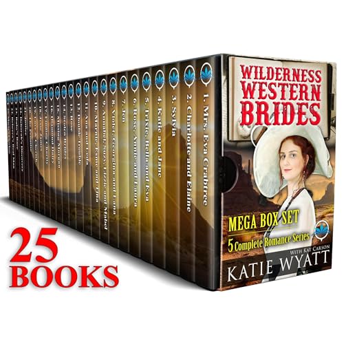 Wilderness Western Brides Romance Series Audiolibro Por Katie Wyatt, Kat Carson arte de portada