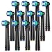 Produktbild REDTRON Ersatzbürstenköpfe für Oral B, Zahnbürstenköpfe für Oral B Braun, Classic Precision Clean Bürstenköpfe Fit Professional Care, Vitality Pro Smart Genius Series und mehr, 12 Pack Schwarz EB20-P