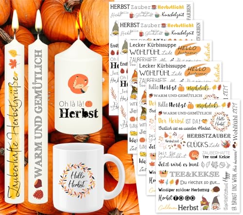 Tixlux 6 PCS Kerzentattoo Wassertransferdruck (200+ Muster),...