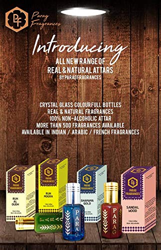 Parag Fragrances Lily Attar 1 Tola / 12ml (Crystal Series) (Limited Time Launching Offer Pack) Natural Distiled Attar/Alcohol Free Attar/Long Lasting Attar
