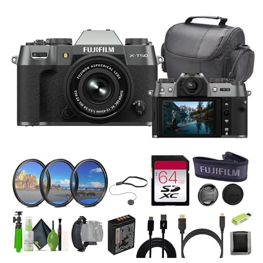 FUJIFILM X-T50 Mirrorless Camera Bundle