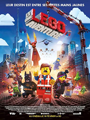 Affiche Cinéma Originale Petit Format - La Grande Aventure Lego (format 40 x 53 cm pliée) Année 2014