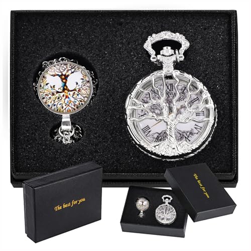Montre de poche à gousset Tiong pendentif à quartz rétro romain