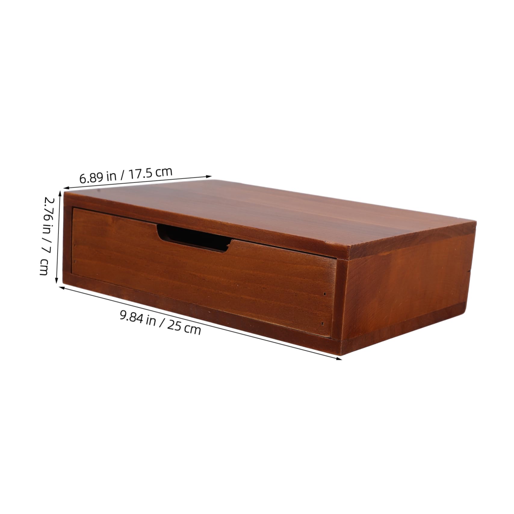Angoily Holz-aufbewahrungsbox für Schreibtisch Organizer für Küche Schlafzimmer Büroeinrichtung Vielseitige Aufbewahrungslösung Robuste Konstruktion