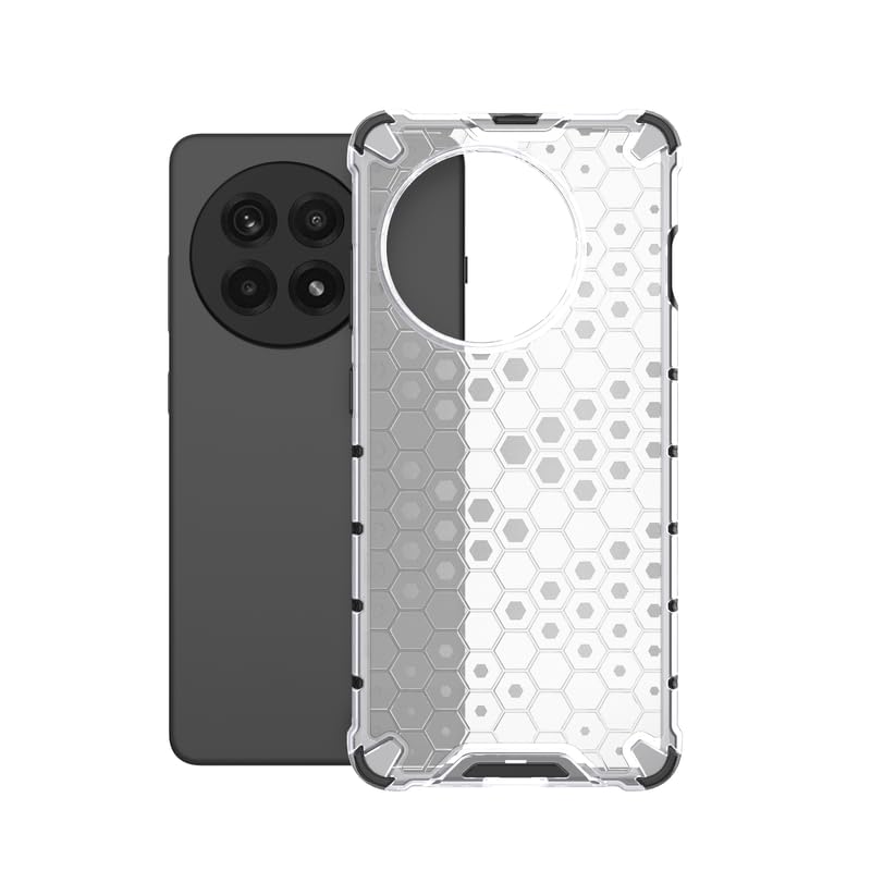 Image of Plastic Bumper Back Case Cover for OnePlus Ace 5 / Ace 5 Pro 5G (Transparent)