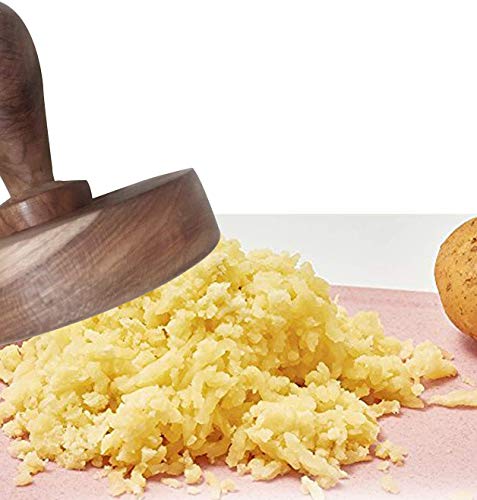 Whopper 2 Pcs Space Saving Wooden Potato Masher For Smooth Mashed Potatoes, Jam, Vegetables And Fruits #TOP2