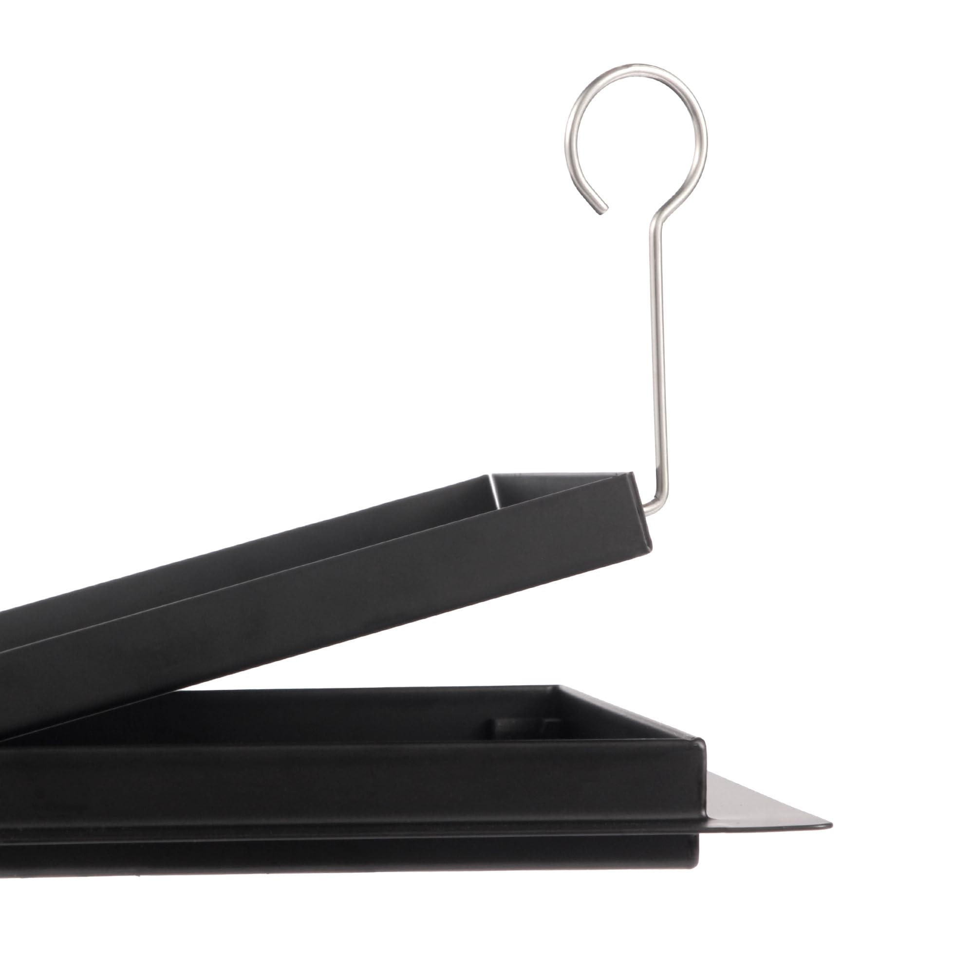 Caniveau de Douche Italienne a Carreler 25 * 25cm Noir Mat - Siphon Sol Carrée avec Sortie d'Eau Rotative à 360° Acier Inoxydable 304