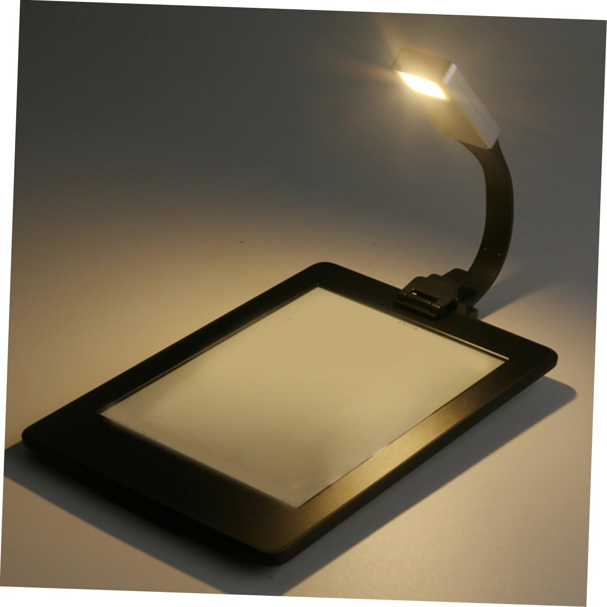 Lampada da Lettura LED Clip Doppia Ricaricabile Usb, Luce Regolabile a 3 Temperature, Leggera in Acrilico per Studio e Lettura Notturna