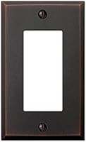 Vista 11 de Amerelle 68DDB Manhattan - Placa de pared, 1 dúplex, metal fundido, bronce envejecido, paquete de 1