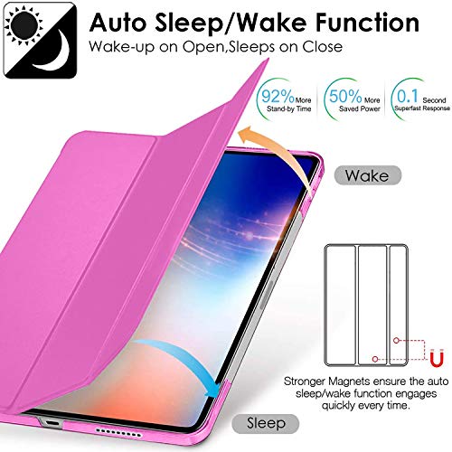 Image of DuraSafe Cases For iPad Pro 11 inch 4 3 2 Generation Case A2759 MNXE3HN /A MNXD3HN /A A2435 MNXG3HN /A MNXF3HN /A MNXJ3HN /A MNXH3HN /A A2761 A2762 MNXN3HN /A MP553HN /A A2377 MHQR3HN /A MHQT3HN /A A2228 - Pink