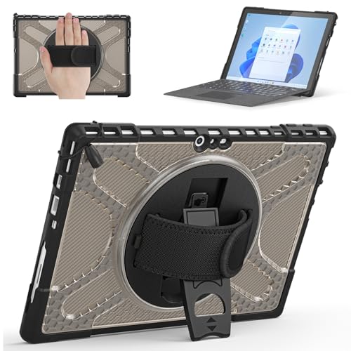 Coque Surface Pro 7 Plus et 6 étui de protection 12.3 pouces avec béquille rotative