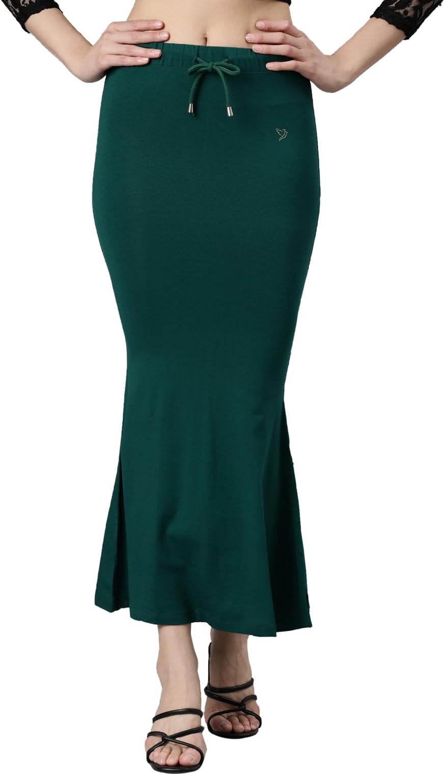 TWIN BIRDSSuper Soft Viscose Elastane Fabric Saree Skirt/Saree Shaper/Saree Shapewear for Women