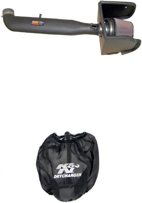 K&N 63-6014 Performance Air Intake System with Black Air Filter Wrap
