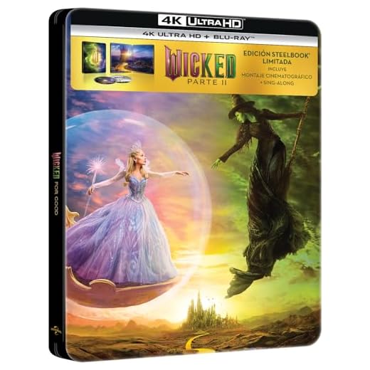 Wicked: parte II (4K UHD + BD) - Edición Metálica [Blu-ray]